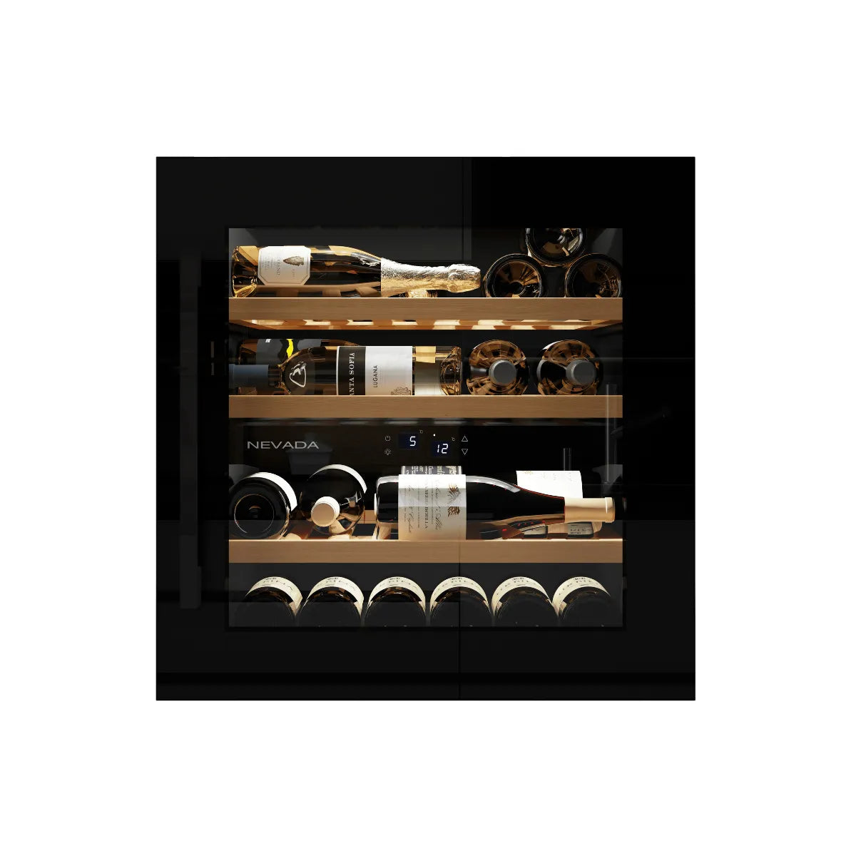 Cantinetta Nevada da incasso (41 Bottiglie) con Maniglia Nera